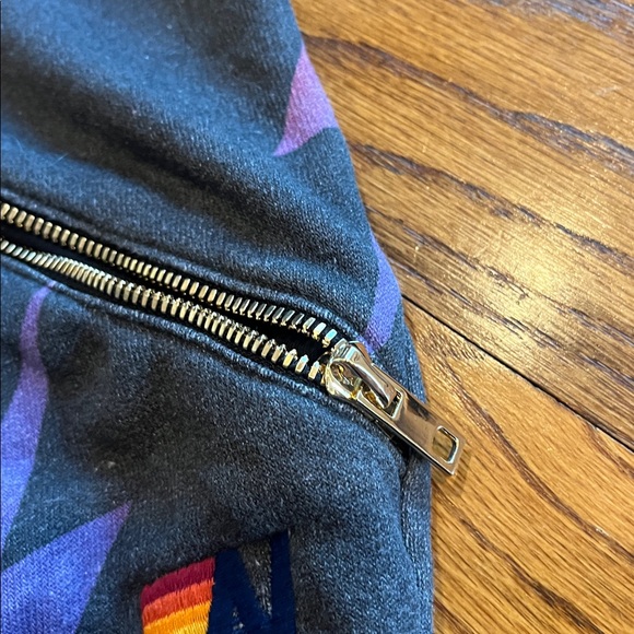 Aviator Nation Lightning Bold charcoal hoodie size large - Picture 4 of 8